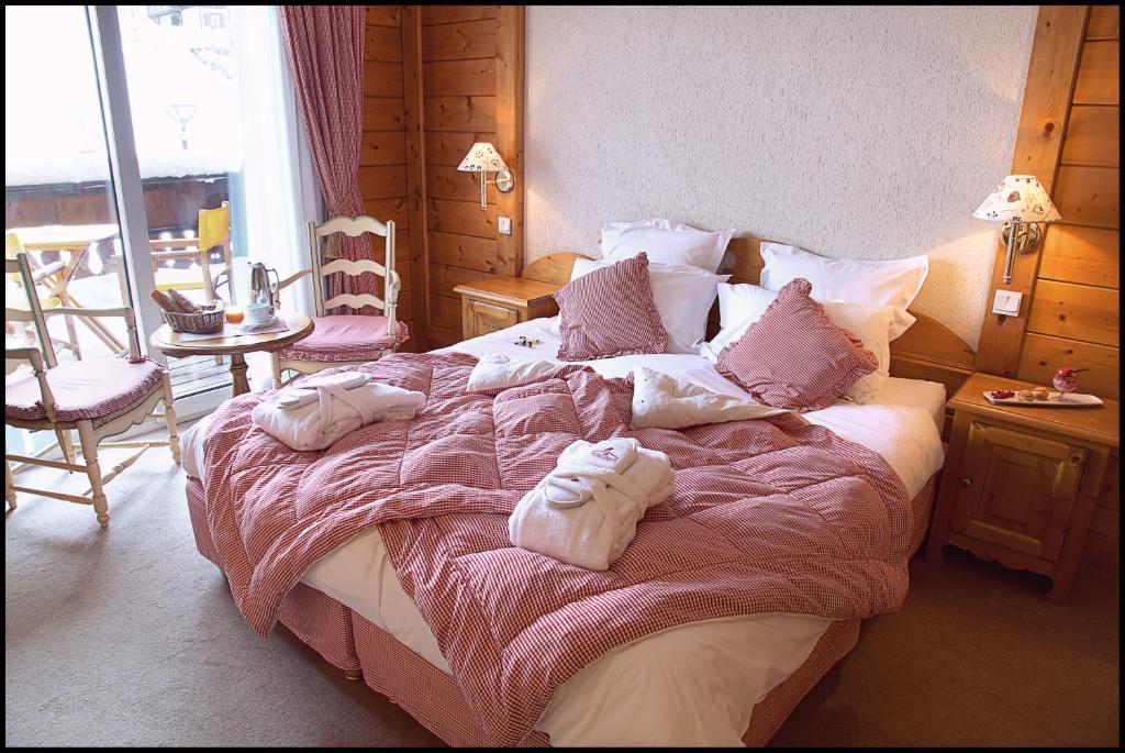 Chalet-Hotel La Marmotte, La Tapiaz & Spa, The Originals Relais Ле-Гет Стая снимка