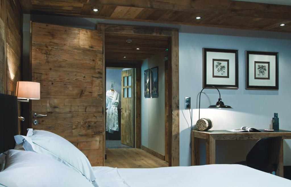 Chalet-Hotel La Marmotte, La Tapiaz & Spa, The Originals Relais Ле-Гет Стая снимка