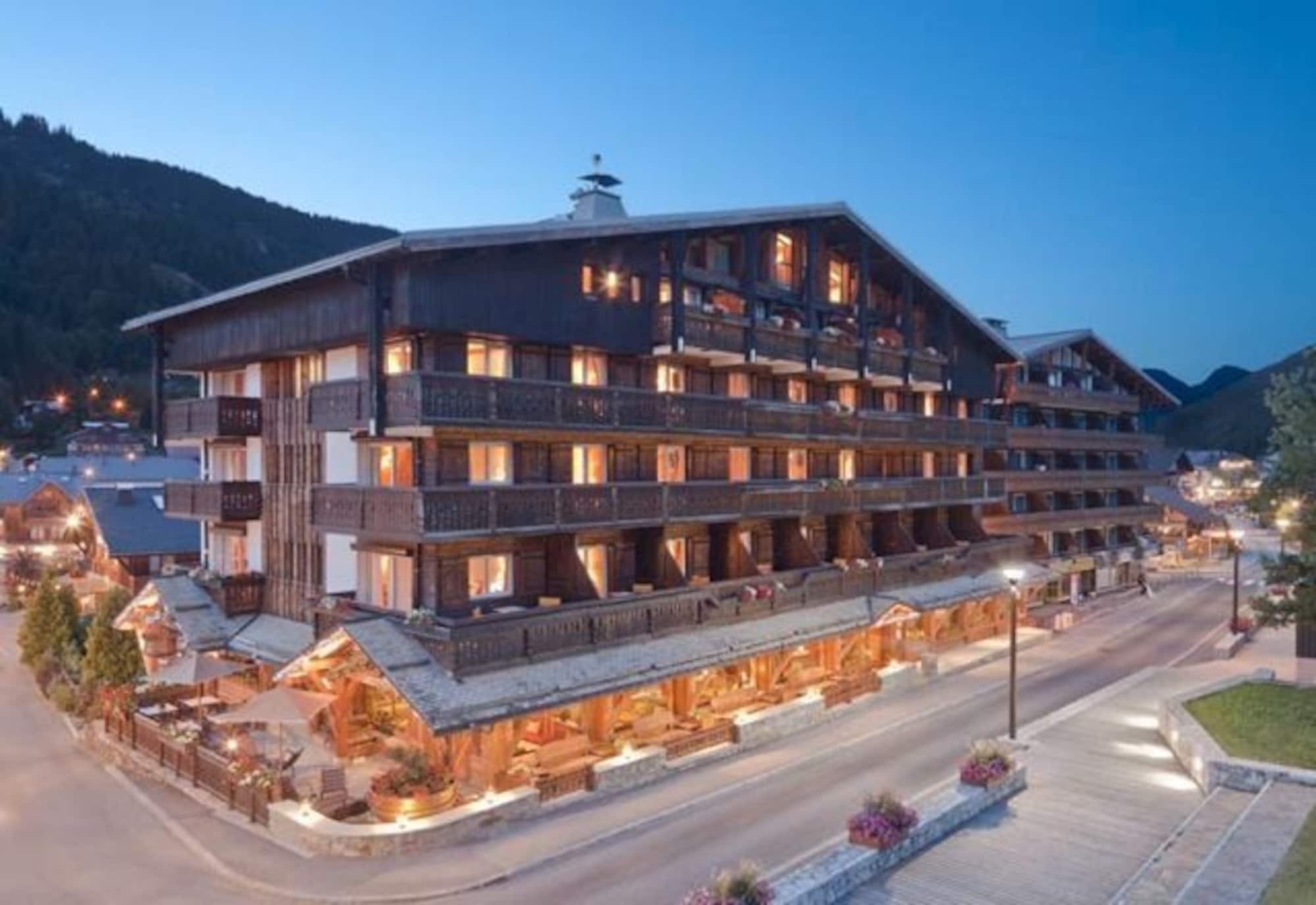 Chalet-Hotel La Marmotte, La Tapiaz & Spa, The Originals Relais Ле-Гет Екстериор снимка