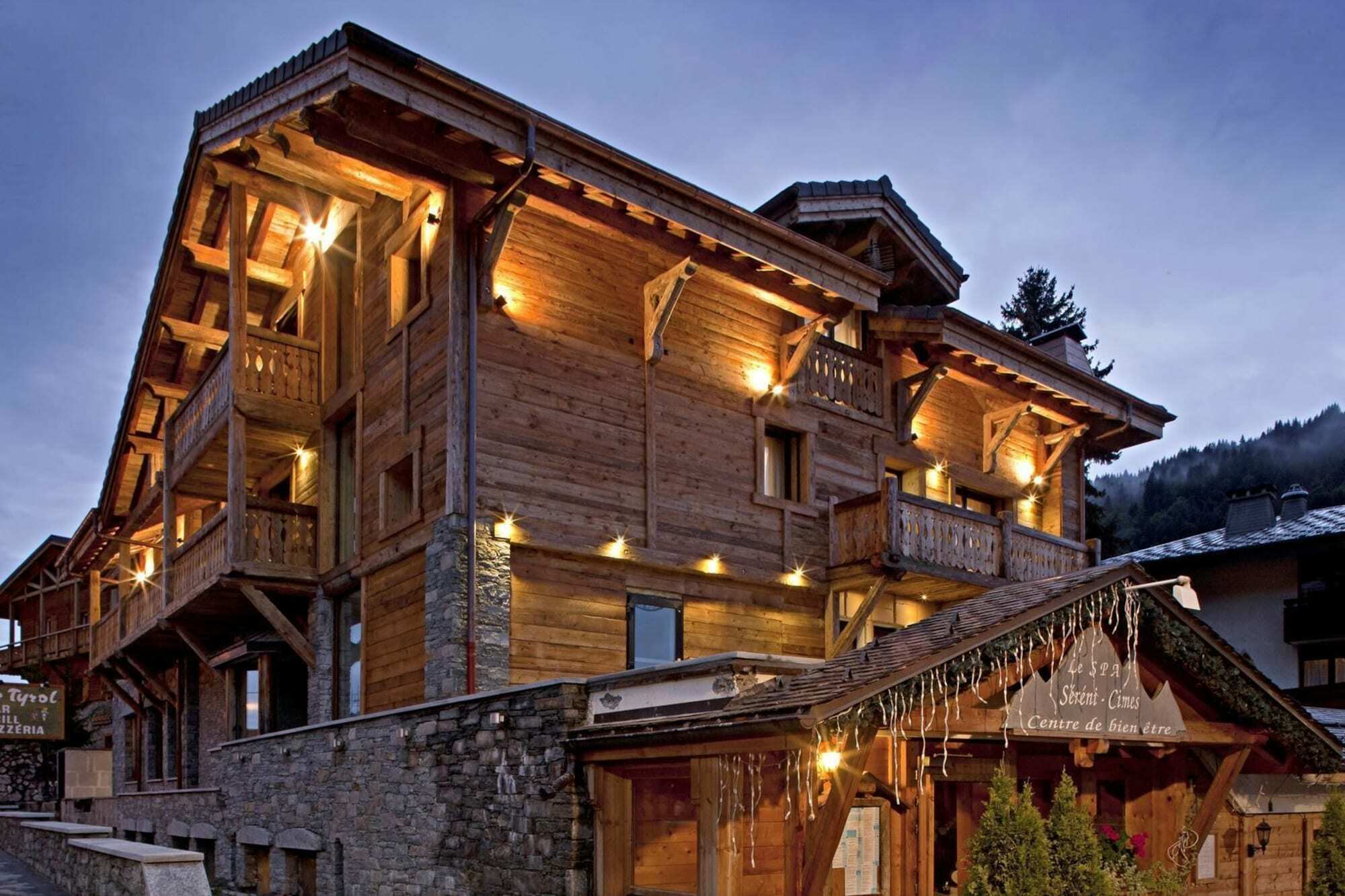 Chalet-Hotel La Marmotte, La Tapiaz & Spa, The Originals Relais Ле-Гет Екстериор снимка